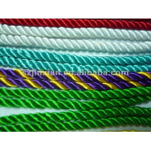 4-6mm colorful rayon twisted rope